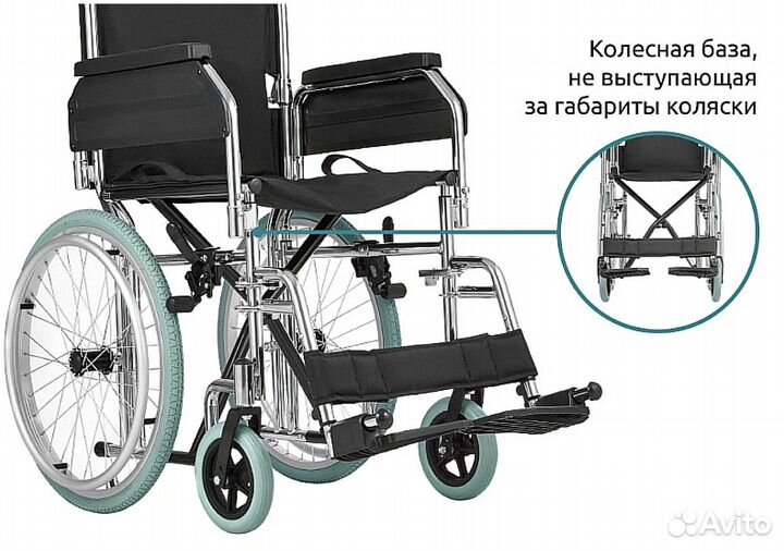 Инвалидная коляска новая Ortonica Home 60