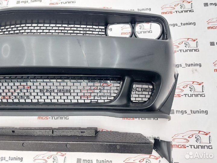 Бампер передний стиль Hellcat Dodge Challenger 14+