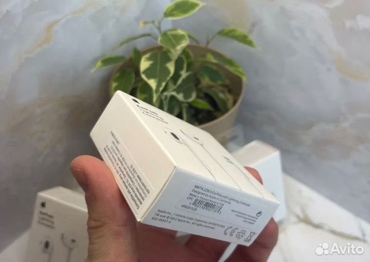 Наушники apple earpods lightning новые