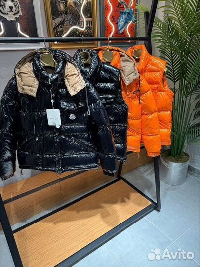 Пуховик Moncler куртка + жилет сезон 24/25