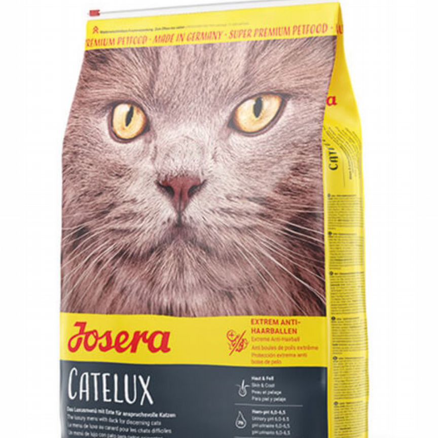 Корм д/кошек Josera Catelux (птица), 10 кг