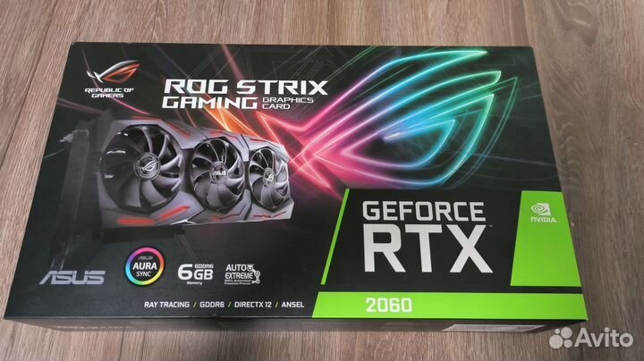 Видеокарта asus rog strix rtx 2060