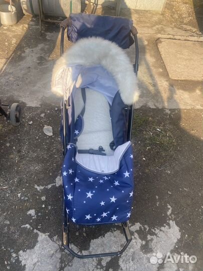 Коляска санки