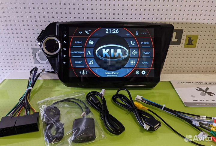 KIA RIO Android GPS магнитола штатная новая