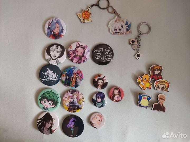 Аниме значки/брелки