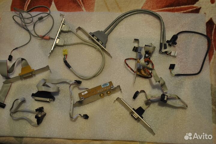 Кабели, шлейфы, переходники, разъёмы разные