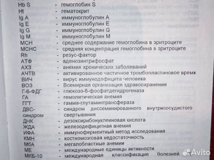 Анемический синдром в клинической практике