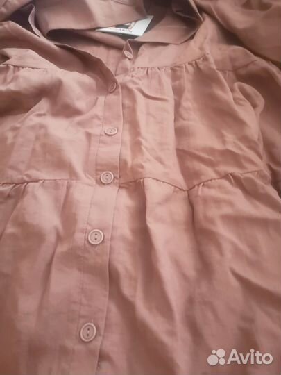 Платье летнее льняное р. L