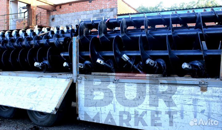 Шнек буровой, для бо-2 D-850мм, L -6м