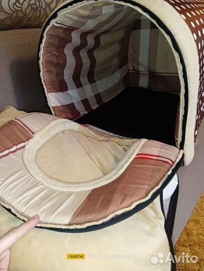 Лежанка домик для собаки