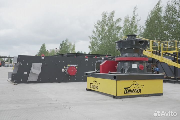 Конусная дробилка GP100S для щебня