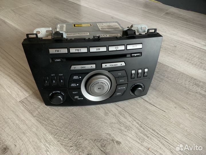 Автомагнитола от mazda3 bl