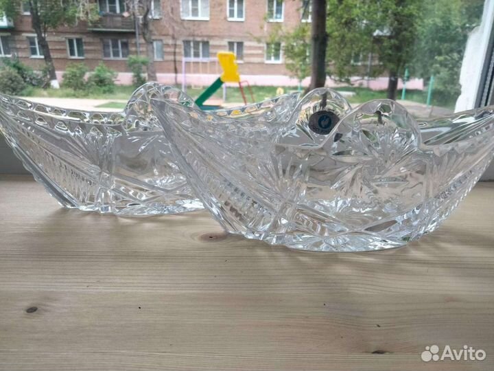 Хрустальная конфетница СССР