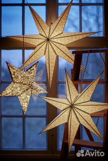 Гирлянда IKEA звезда