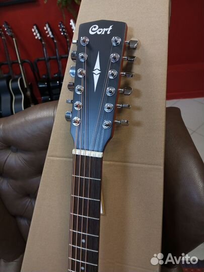 Акустическая гитара 12 струнная Cort новая