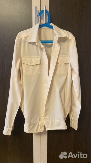 Рубашка кадетская кремовая