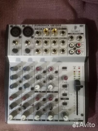 Микшерный пульт behringer xenyx 1002