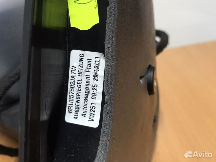 Зеркало правое volkswagen polo седан