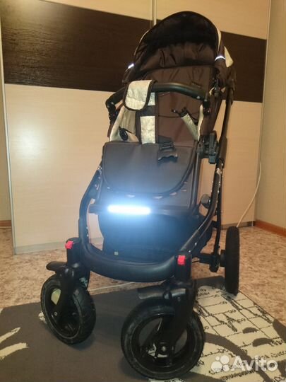 Коляска 2 в 1, Deamex Alu