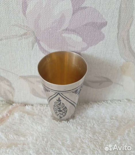 Стопка серебряная СССР. Винтаж