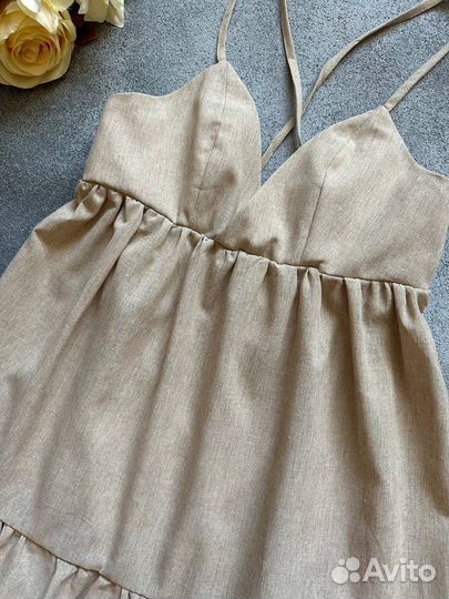 Платье лен