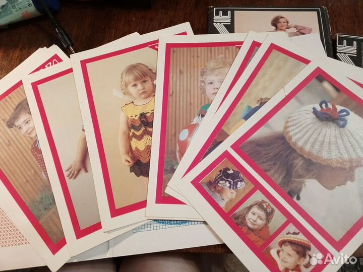 Наборы открыток по вязанию для детей и взрослых