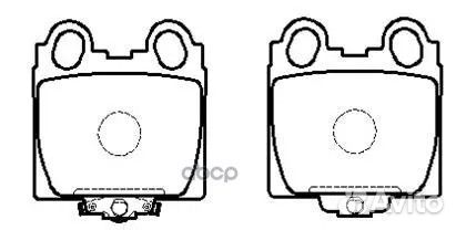 Колодки тормозные дисковые lexus: GS300 97.8- H