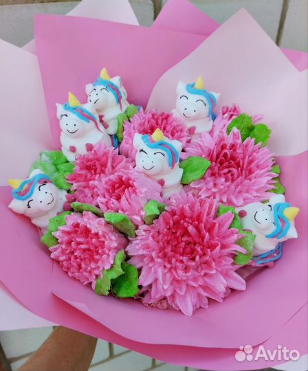 Маршмеллоу. Маршболлы. Букет из маршмеллоу