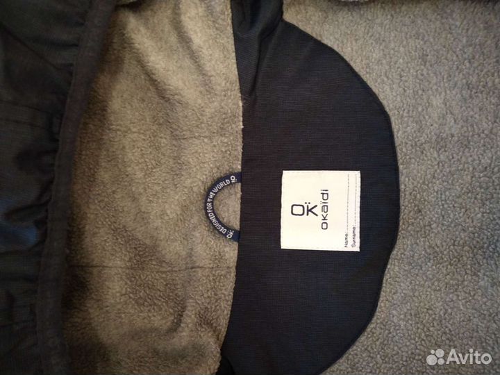 Демисезонная куртка рост 140 фирма okaidi
