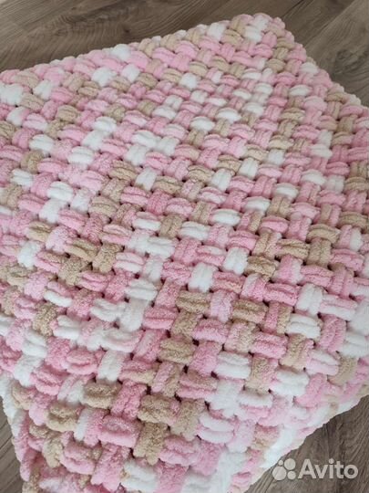 Плед из ализе пуффи