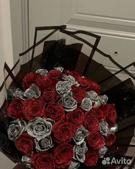 Букет из атласных лент