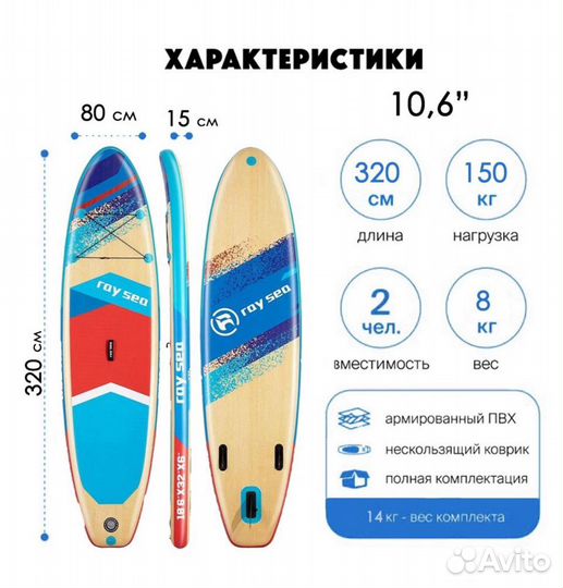 Сапборд Новый sup board 2024