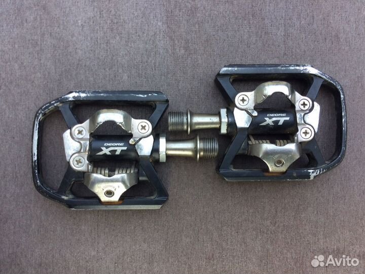 Педали контактные Shimano XT PD-T780 гибридные