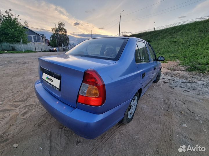 Hyundai Accent 1.5 МТ, 2004, 334 000 км