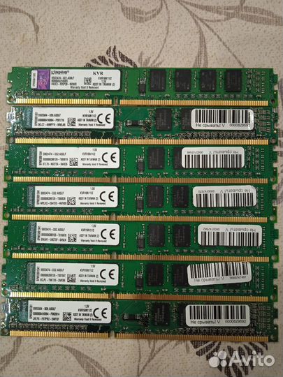 Планки оперативной памяти DDR3