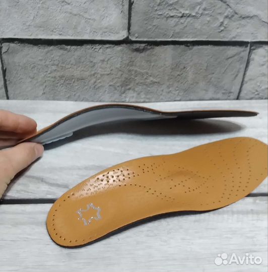 Ортопедические стельки эко кожа р.35-44