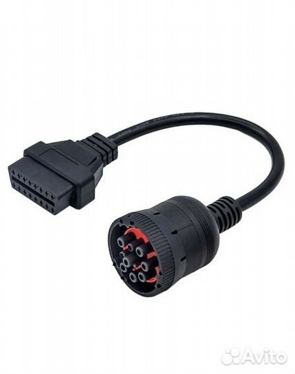 Переходник J1939 Deutsch Cummins 9pin паз, камаз