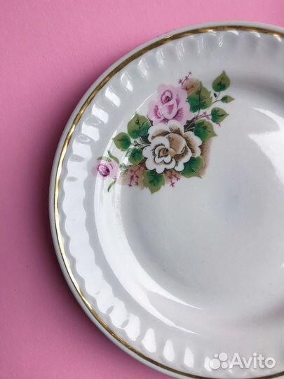 Тарелки Прокопьевский фарфоровый завод СССР