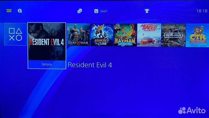 Б/У Playstation 4 Slim 1000Gb. 11.00 прошита (HEN)
