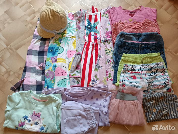 Пакет одежды/вещи для девочки 98-104
