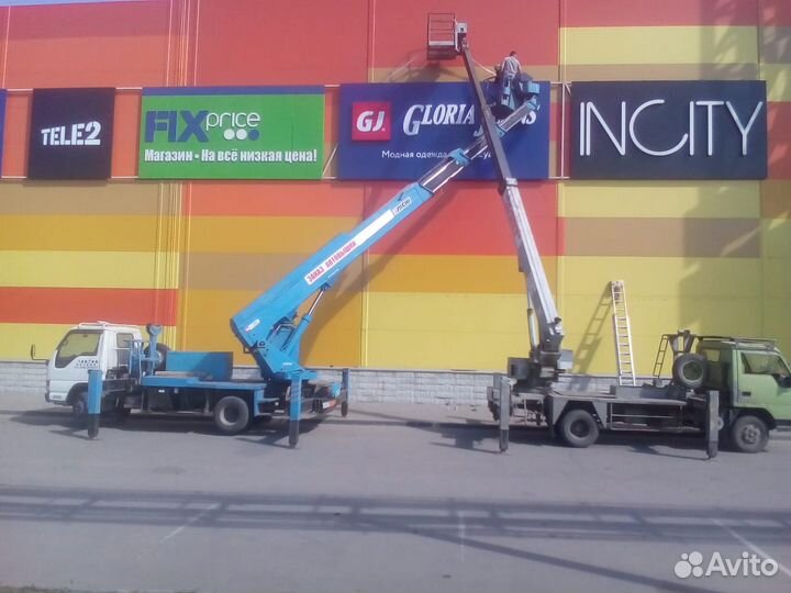 Услуги телескопических автовышек 15 - 24 - 28 м и
