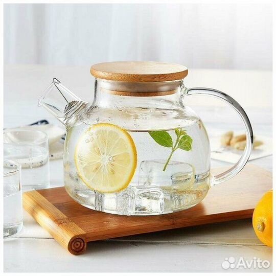 Чайник заварочный стеклянный 1 литр