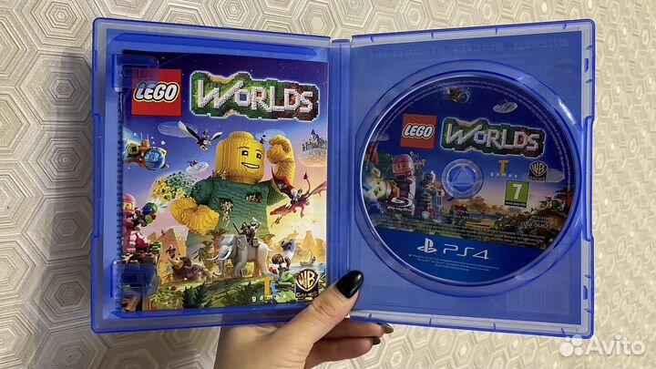 Диски на ps4 Лего ворлдс
