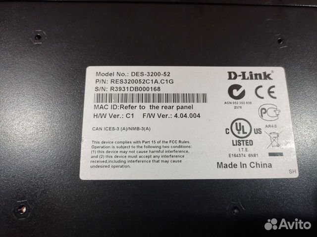D-Link Des-3200-52 C1 и другие объявление продам