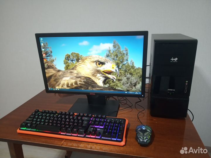 Игровой комп. Intel Core i5,16Gb,RX478, 22”