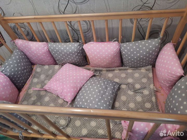 Бортики в детскую кроватку