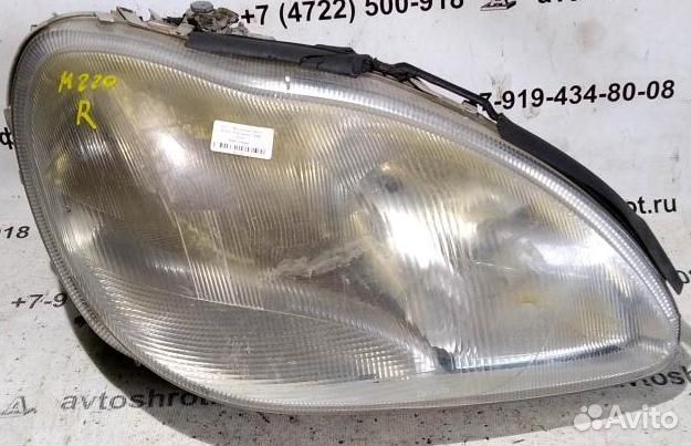 Фара правая mersedesbenz W220 S 98-02г