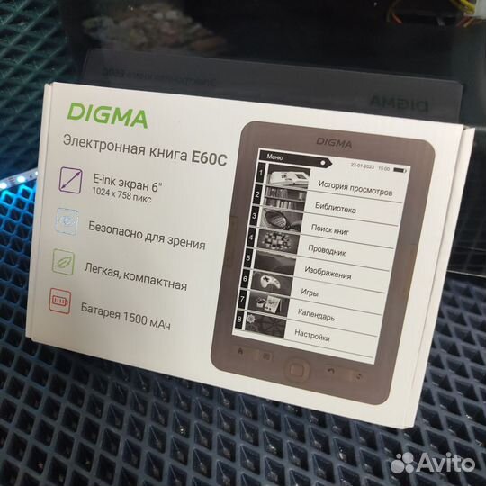 Электронная книга Digma E60C 6