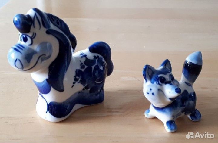 Статуэтки керамические гжель