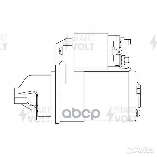 Стартер Suzuki Grand Vitara (05) 2.4i 1,3кВт L